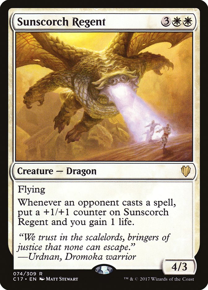Magic | Sunscorch Regent [Commander 2017] | The Nerd Merchant