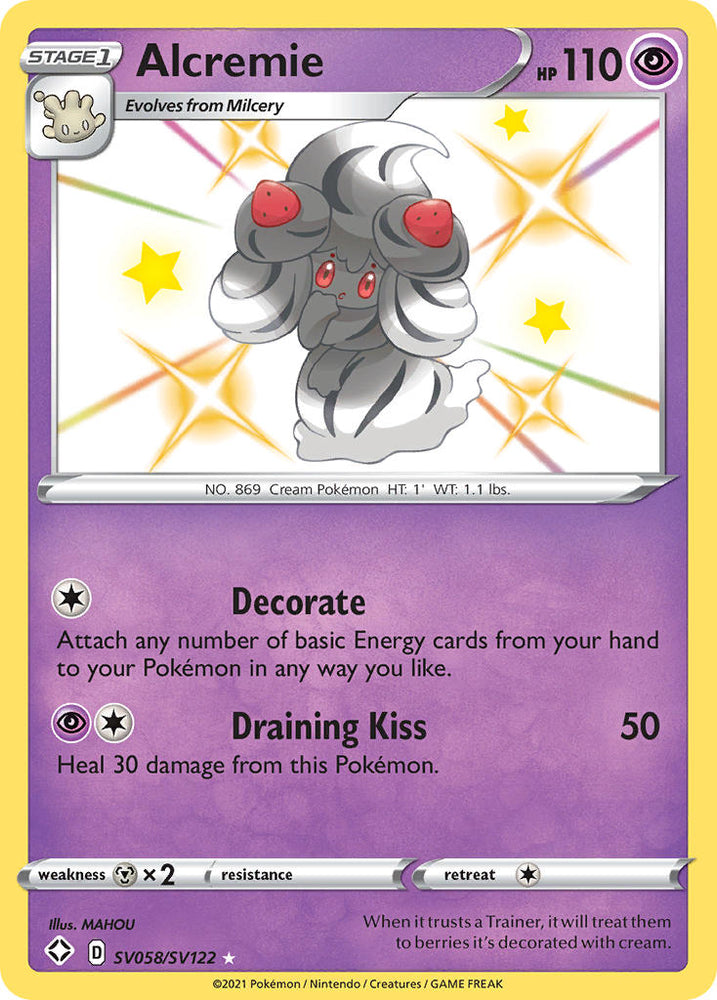 Pokemon | Alcremie (SV058/SV122) [Sword & Shield: Shining Fates] | The Nerd Merchant