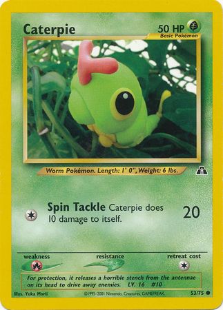 Pokemon | Caterpie (53/75) [Neo Discovery Unlimited] | The Nerd Merchant