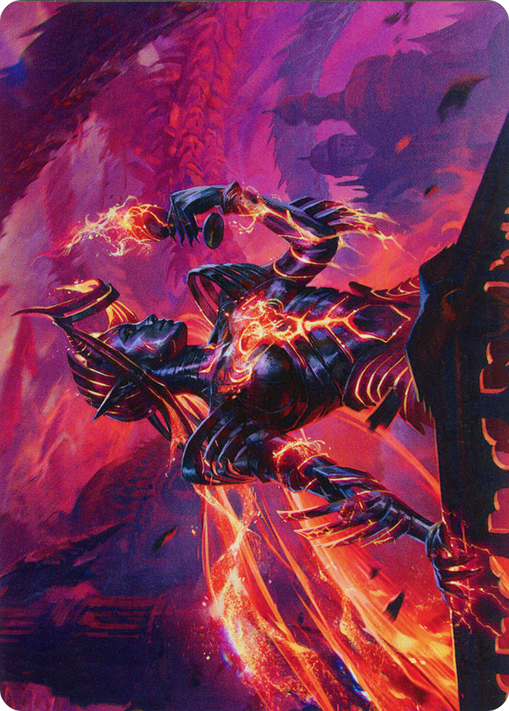 Magic | Ayara, Furnace Queen Art Card [March of the Machine Art Series] | The Nerd Merchant