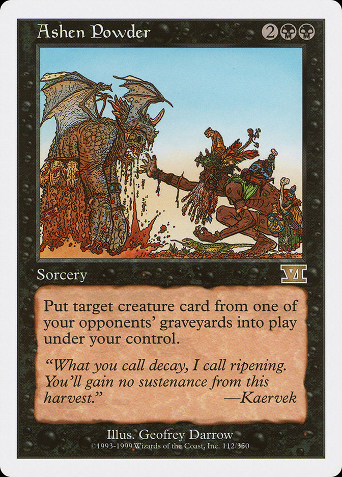 Magic | Ashen Powder [Classic Sixth Edition] | The Nerd Merchant