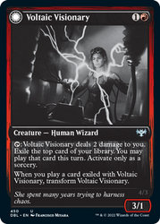 Magic | Voltaic Visionary // Volt-Charged Berserker [Innistrad: Double Feature] | The Nerd Merchant