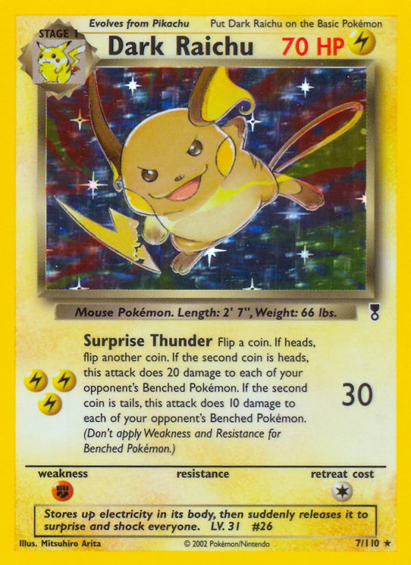 Pokemon | Dark Raichu (7/110) [Legendary Collection] | The Nerd Merchant
