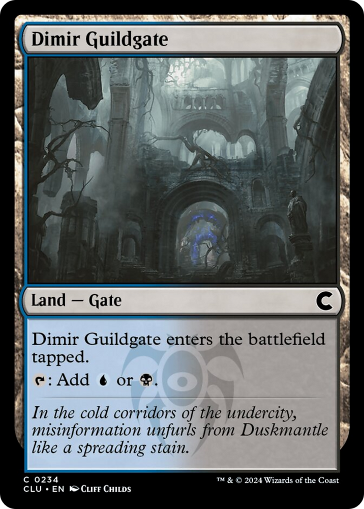 Magic | Dimir Guildgate [Ravnica: Clue Edition] | The Nerd Merchant