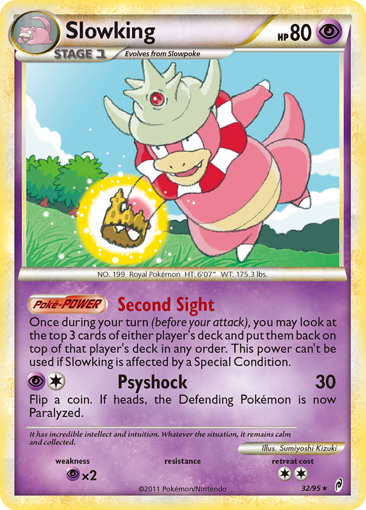 Pokemon | Slowking (32/95) [HeartGold & SoulSilver: Call of Legends] | The Nerd Merchant