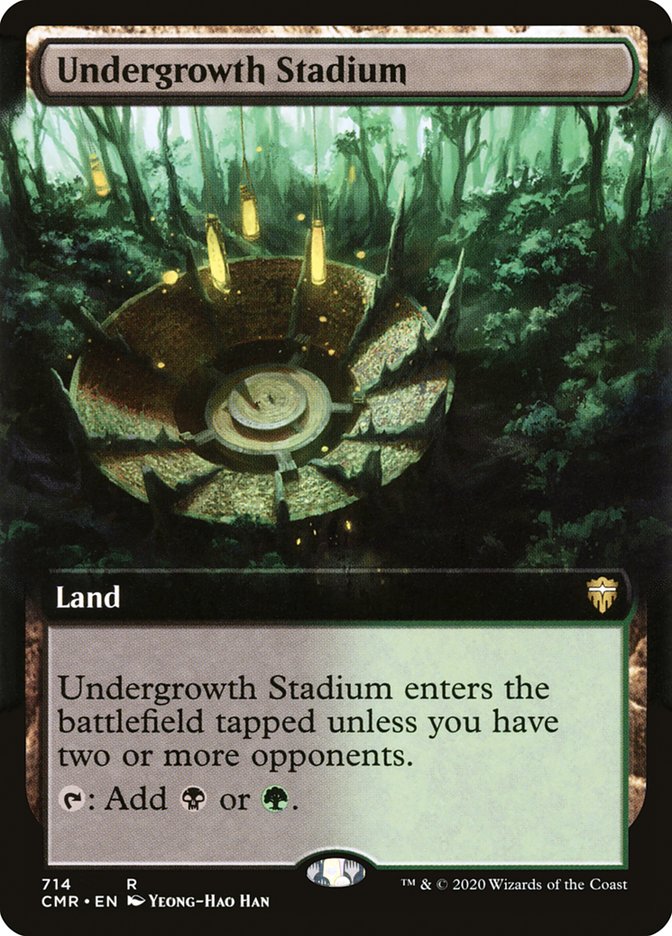 Magic | Undergrowth Stadium (Extended Art) [Commander Legends] | The Nerd Merchant