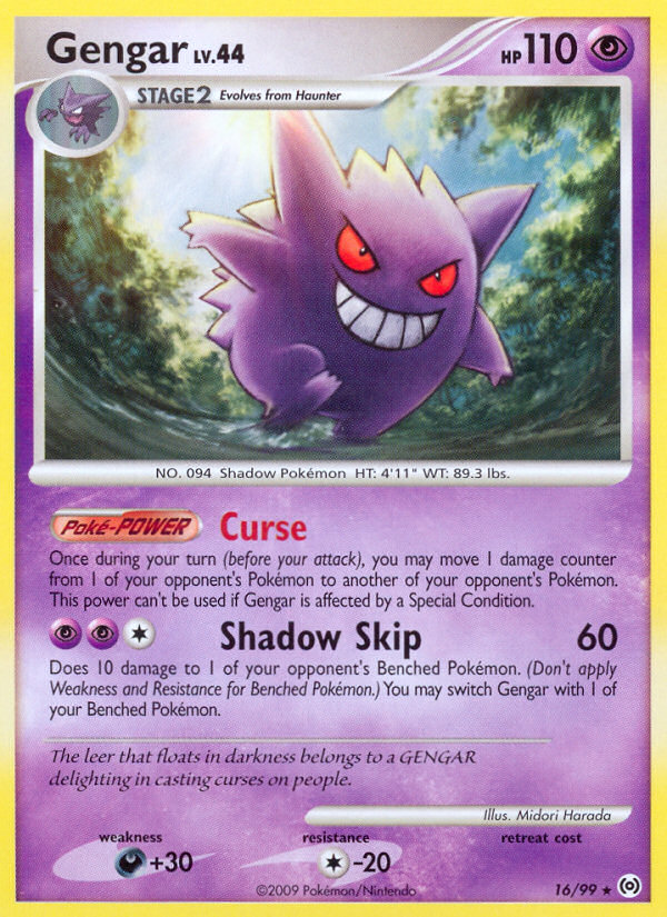 Pokemon | Gengar (16/99) [Platinum: Arceus] | The Nerd Merchant