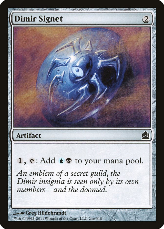 Magic | Dimir Signet [Commander 2011] | The Nerd Merchant