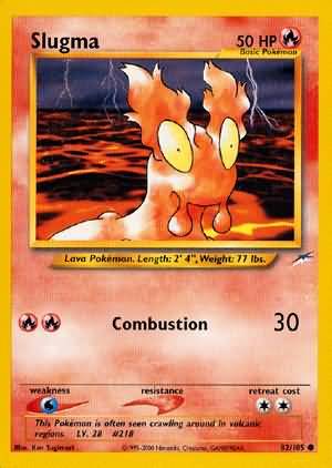 Pokemon | Slugma (82/105) [Neo Destiny Unlimited] | The Nerd Merchant