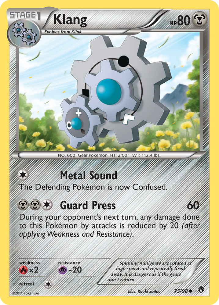 Pokemon | Klang (75/98) [Black & White: Emerging Powers] | The Nerd Merchant