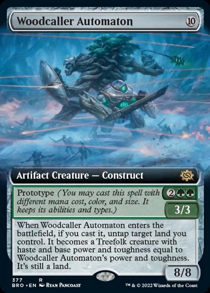 Magic | Woodcaller Automaton (Extended Art) [The Brothers' War] | The Nerd Merchant