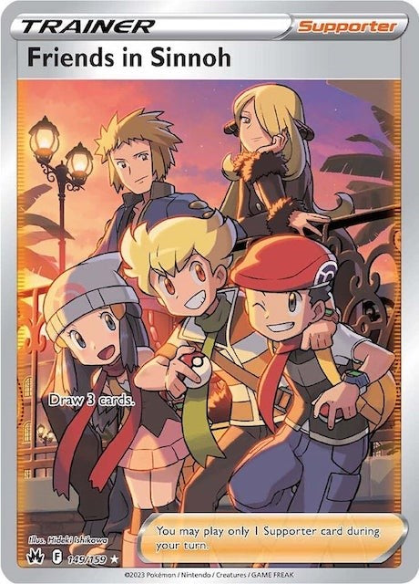 Pokemon | Friends in Sinnoh (149/159) (Full Art) [Sword & Shield: Crown Zenith] | The Nerd Merchant