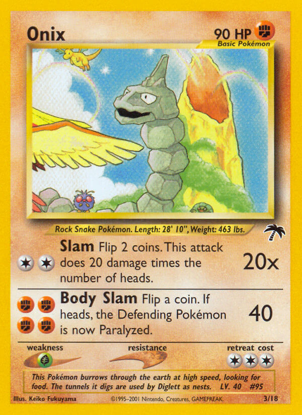 Pokemon | Onix (3/18) [Southern Islands] | The Nerd Merchant