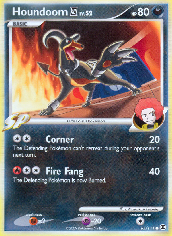 Pokemon | Houndoom (65/111) [Platinum: Rising Rivals] | The Nerd Merchant