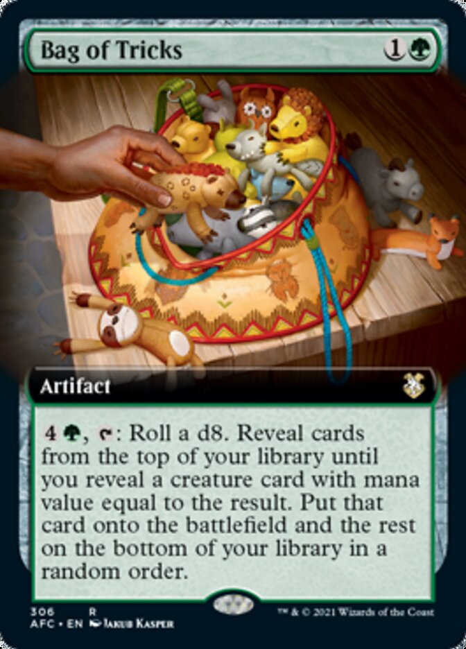 Magic | Bag of Tricks (Extended Art) [Dungeons & Dragons: Adventures in the Forgotten Realms Commander] | The Nerd Merchant