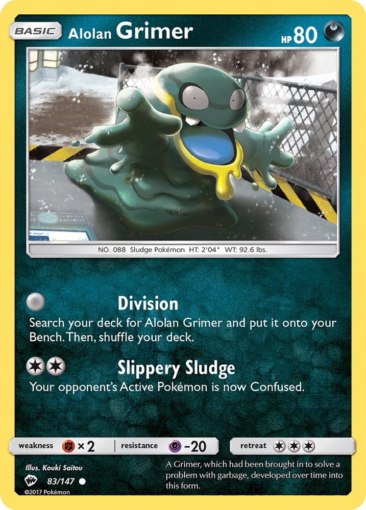 Pokemon | Alolan Grimer (83/147) [Sun & Moon: Burning Shadows] | The Nerd Merchant