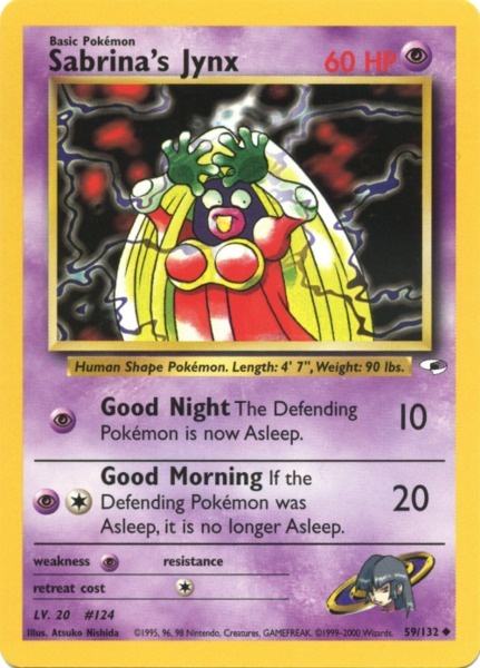 Pokemon | Sabrina's Jynx (59/132) [Gym Heroes Unlimited] | The Nerd Merchant