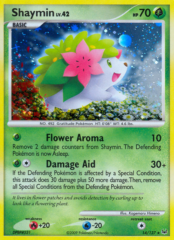 Pokemon | Shaymin (14/127) [Platinum: Base Set] | The Nerd Merchant
