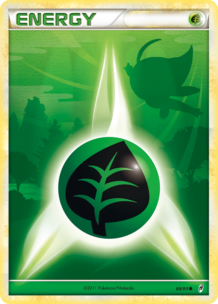 Pokemon | Grass Energy (88/95) [HeartGold & SoulSilver: Call of Legends] | The Nerd Merchant