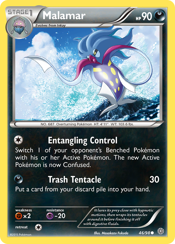 Pokemon | Malamar (46/98) [XY: Ancient Origins] | The Nerd Merchant