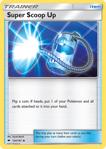Pokemon | Super Scoop Up (124/147) [Sun & Moon: Burning Shadows] | The Nerd Merchant