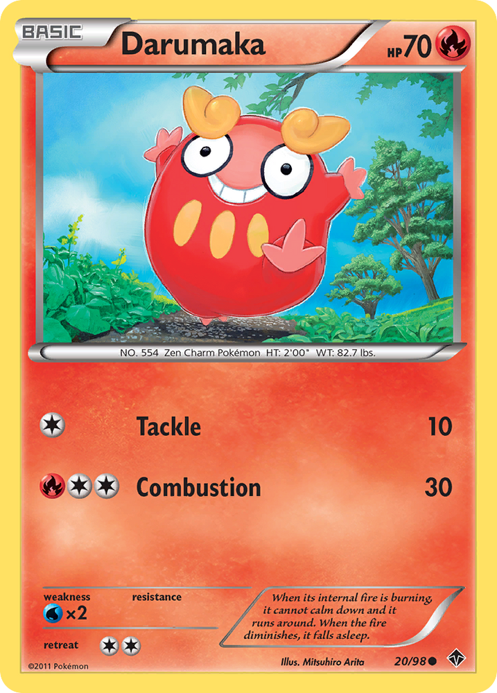 Pokemon | Darumaka (20/98) [Black & White: Emerging Powers] | The Nerd Merchant