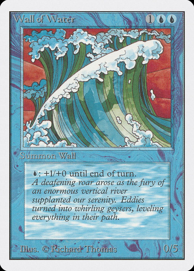 Magic | Wall of Water [Unlimited Edition] | The Nerd Merchant
