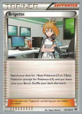 Pokemon | Brigette (134/162) (Garbanette - Magnus Pedersen) [World Championships 2018] | The Nerd Merchant