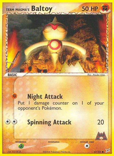 Pokemon | Team Magma's Baltoy (61/95) [EX: Team Magma vs Team Aqua] | The Nerd Merchant
