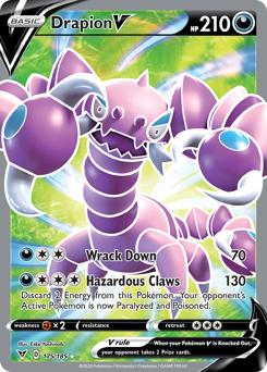 Pokemon | Drapion V (175/185) [Sword & Shield: Vivid Voltage] | The Nerd Merchant