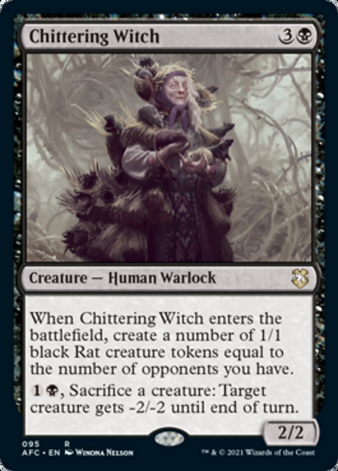 Magic | Chittering Witch [Dungeons & Dragons: Adventures in the Forgotten Realms Commander] | The Nerd Merchant