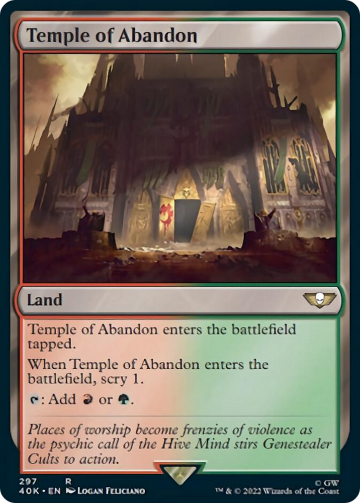 Magic | Temple of Abandon (Surge Foil) [Warhammer 40,000] | The Nerd Merchant