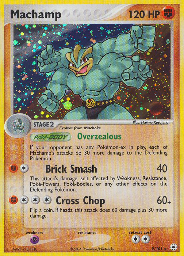 Pokemon | Machamp (9/101) [EX: Hidden Legends] | The Nerd Merchant