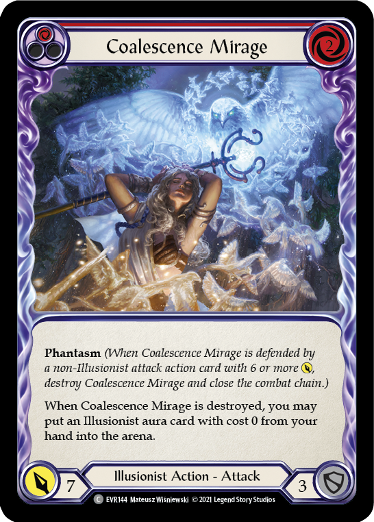 Flesh and Blood TCG | Coalescence Mirage (Red) [EVR144] (Everfest)  1st Edition Rainbow Foil | The Nerd Merchant