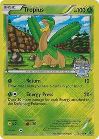 Pokemon | Tropius (5/101) (National Championship Promo) [Black & White: Plasma Blast] | The Nerd Merchant