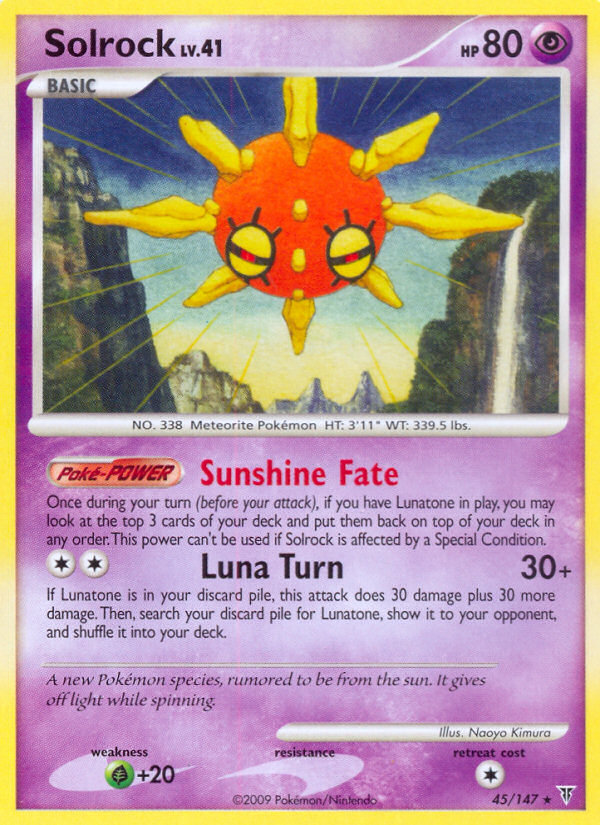 Pokemon | Solrock (45/147) [Platinum: Supreme Victors] | The Nerd Merchant