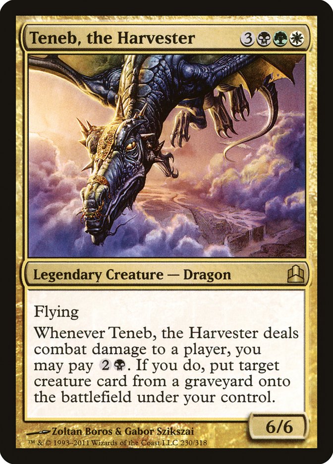 Magic | Teneb, the Harvester [Commander 2011] | The Nerd Merchant