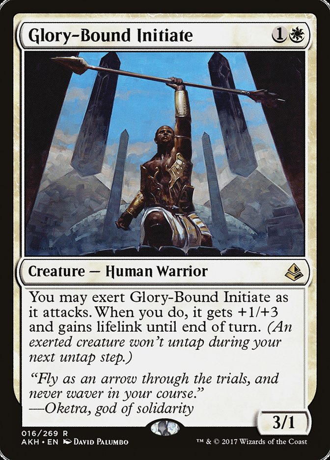 Magic | Glory-Bound Initiate [Amonkhet] | The Nerd Merchant