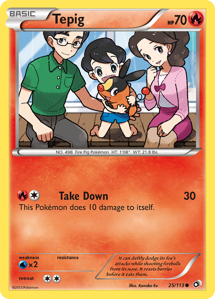 Pokemon | Tepig (25/113) [Black & White: Legendary Treasures] | The Nerd Merchant