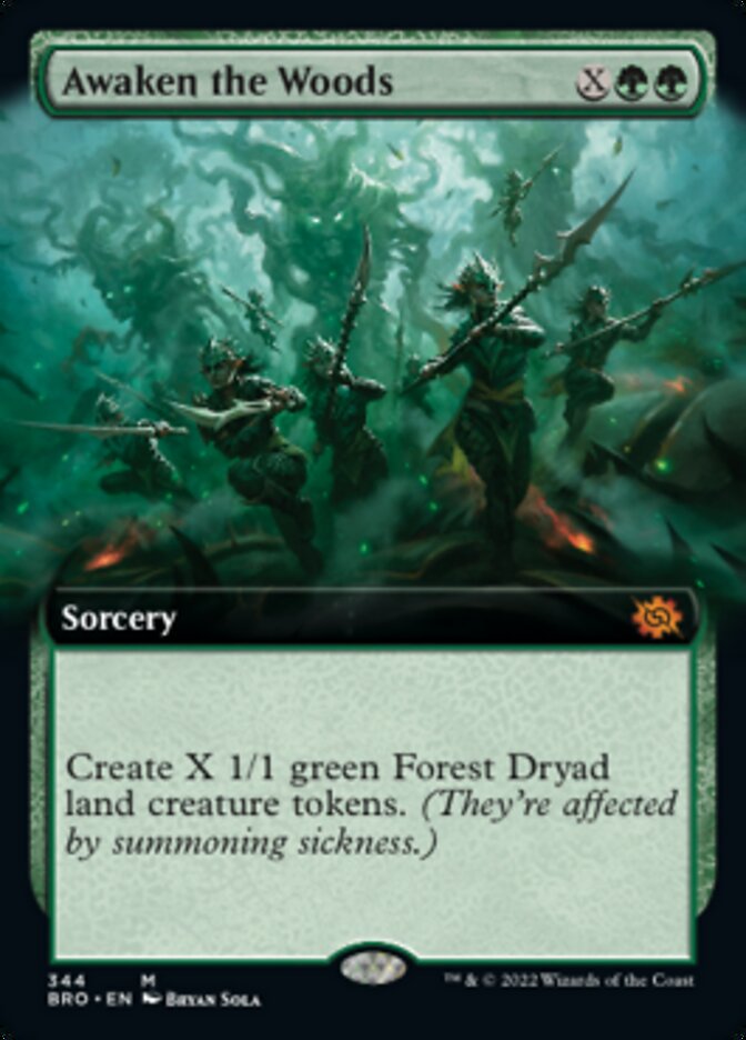 Magic | Awaken the Woods (Extended Art) [The Brothers' War] | The Nerd Merchant