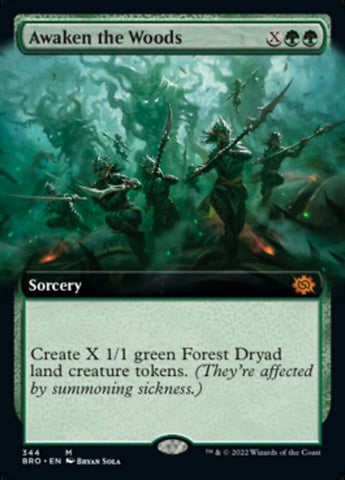 Magic | Awaken the Woods (Extended Art) [The Brothers' War] | The Nerd Merchant