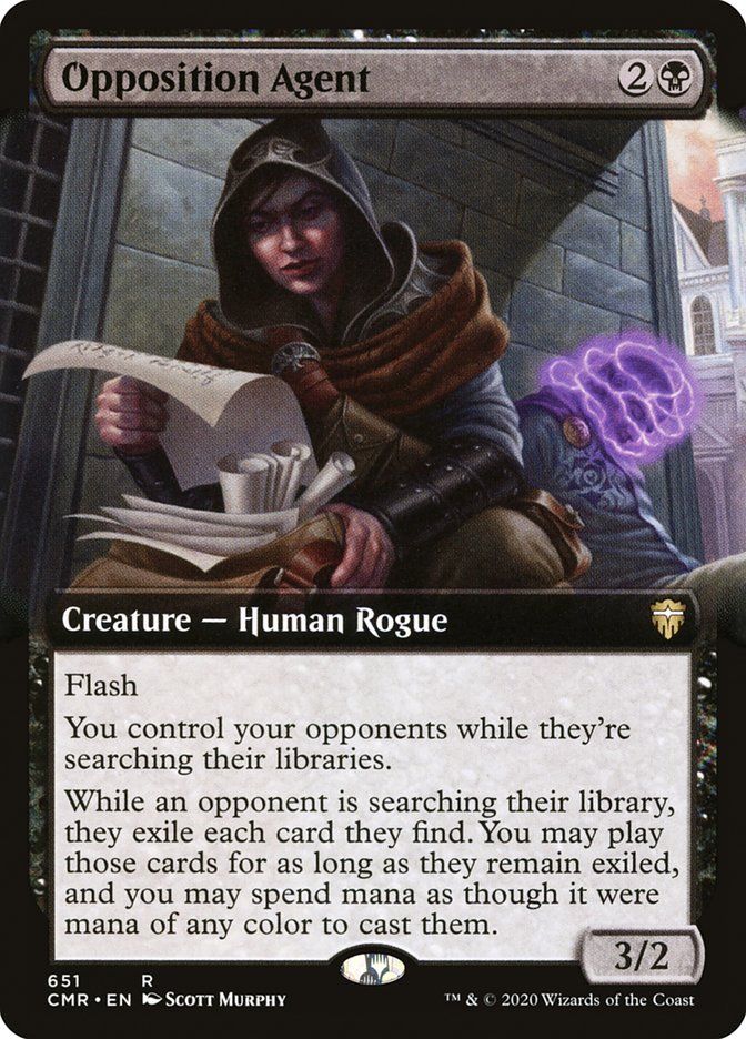 Magic | Opposition Agent (Extended Art) [Commander Legends] | The Nerd Merchant