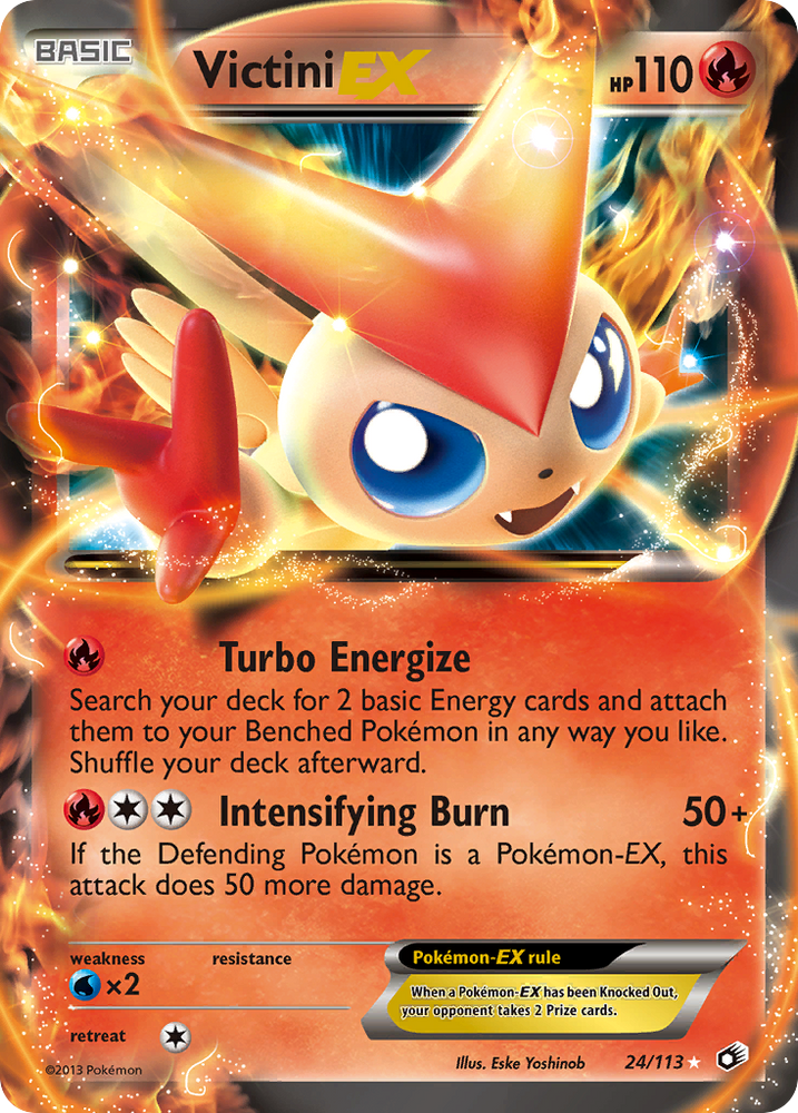 Pokemon | Victini EX (24/113) [Black & White: Legendary Treasures] | The Nerd Merchant