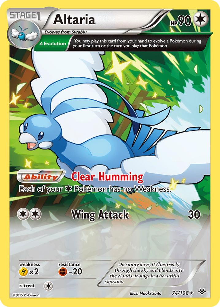 Pokemon | Altaria (74/108) [XY: Roaring Skies] | The Nerd Merchant