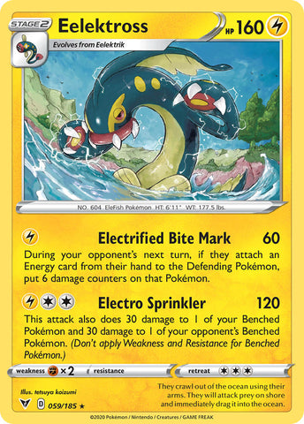 Pokemon | Eelektross (059/185) [Sword & Shield: Vivid Voltage] | The Nerd Merchant