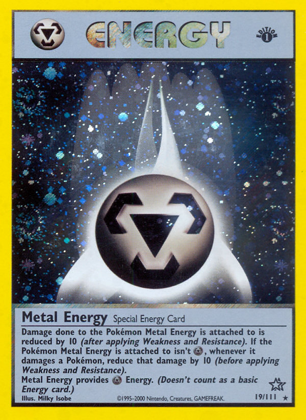 Pokemon | Metal Energy (19/111) [Neo Genesis 1st Edition] | The Nerd Merchant