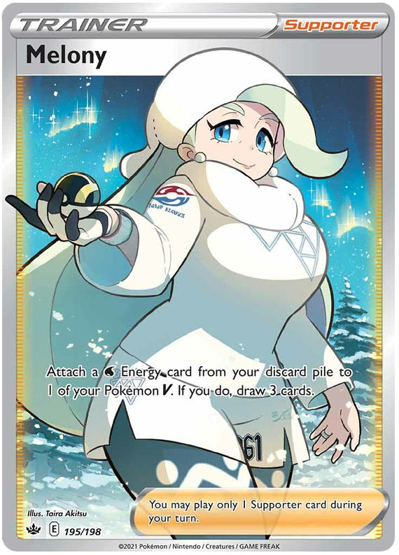Pokemon | Melony (195/198) [Sword & Shield: Chilling Reign] | The Nerd Merchant