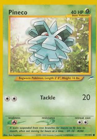 Pokemon | Pineco (77/105) [Neo Destiny Unlimited] | The Nerd Merchant