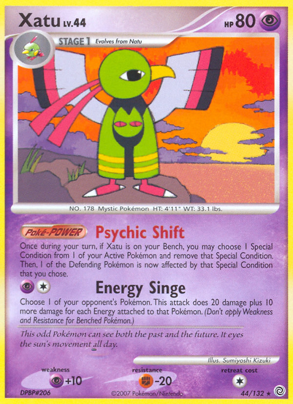 Pokemon | Xatu (44/132) [Diamond & Pearl: Secret Wonders] | The Nerd Merchant
