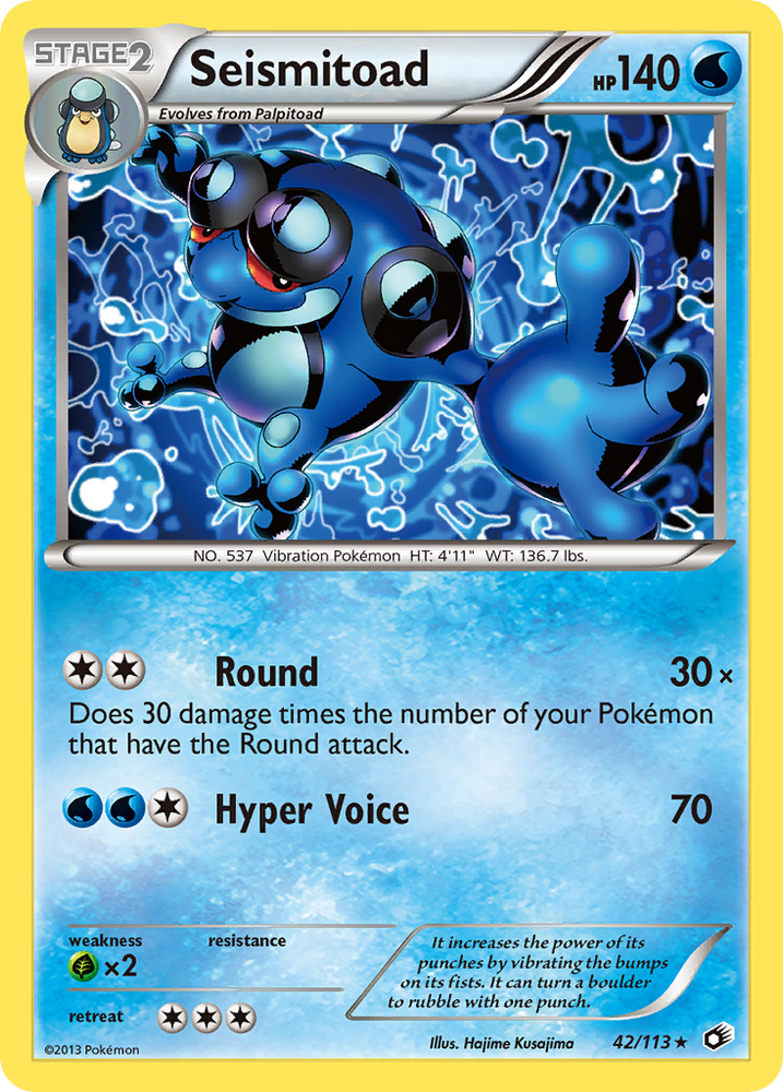 Pokemon | Seismitoad (42/113) [Black & White: Legendary Treasures] | The Nerd Merchant